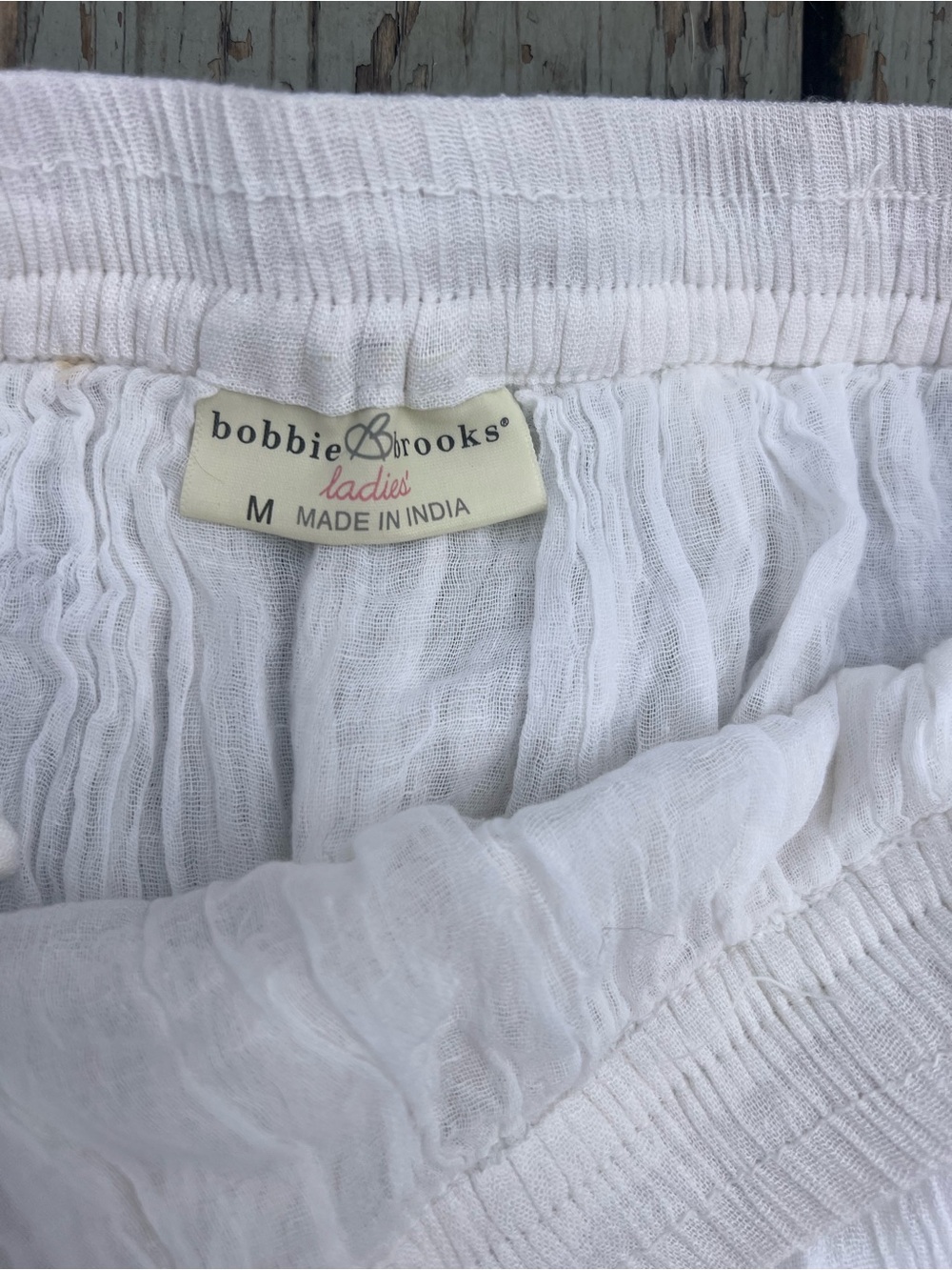 Vintage bobbie brooks rayon White Boho Maxi Skirt with Lace Hem - Picture 3 of 4